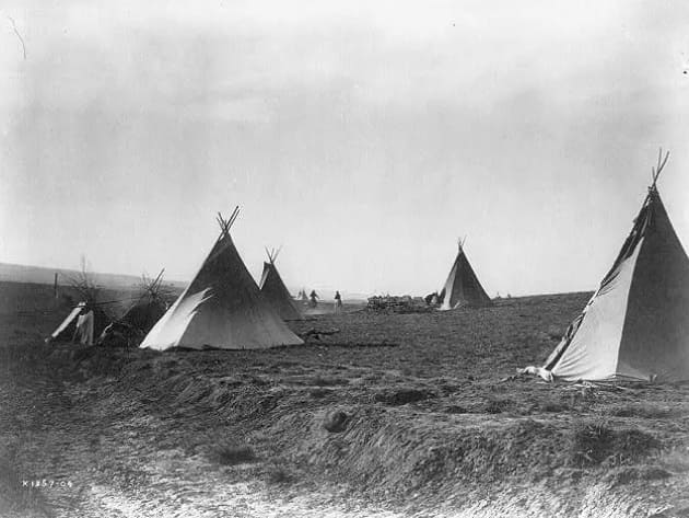 Camp at Stony Lake Native Americans